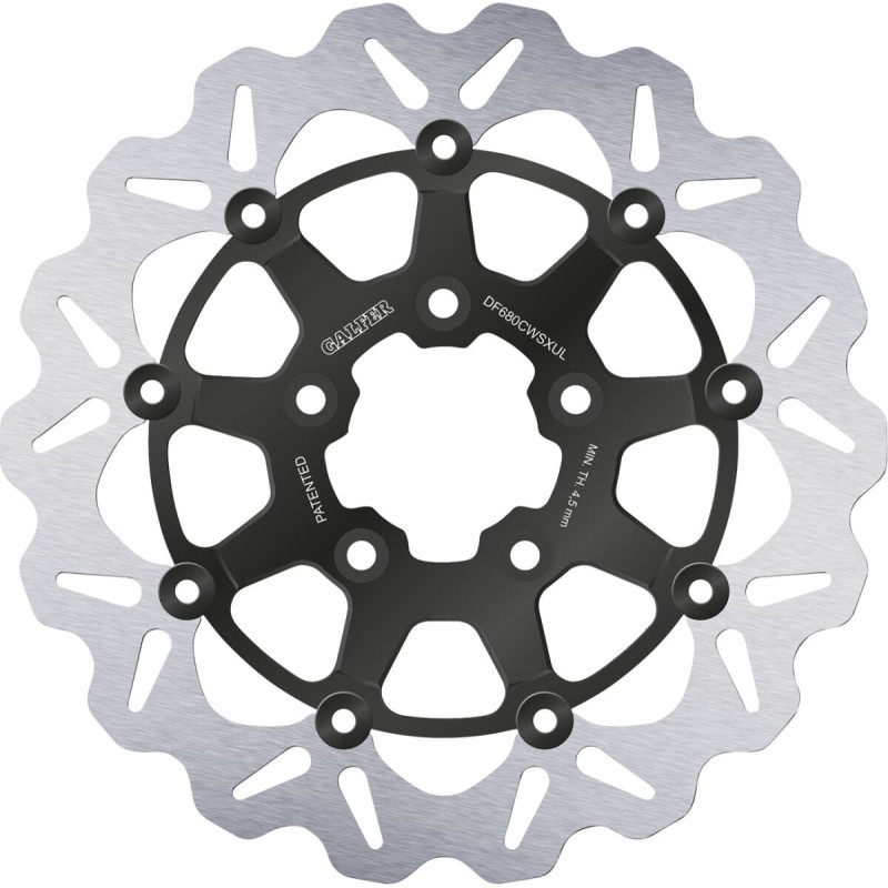 BRAKE ROTOR GALFER FLOATING BLACK DF680CWSXUL
