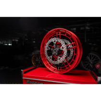 WHEEL FLATLINE 19" X 3.25" RED