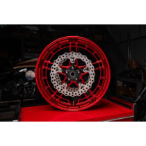 WHEEL FLATLINE 19" X 3.25" RED