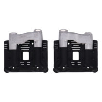EMD, ''Knucklehead style'' rocker cover set. Black cut