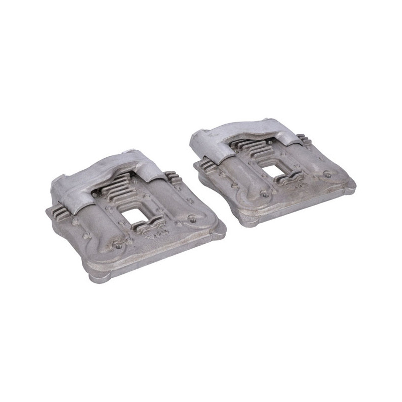 EMD, ''Knucklehead style'' rocker cover set. Raw