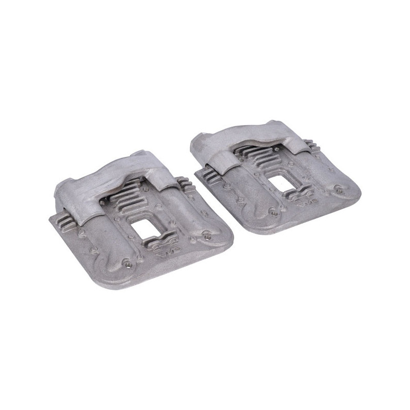EMD, ''Knucklehead style'' rocker cover set. Raw