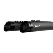 SLIP-ON MUFFLER RACING BLACK 25+