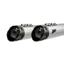 SLIP-ON MUFFLER RACING CHROME 25+