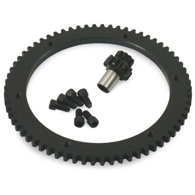 Kit de conversion de couronnes de démarreur - 102 vers 66 Dents - Harley Davidson Softail, dyna, touring de 1998 à 2006