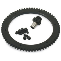 Kit de conversion de couronnes de démarreur - 102 vers 66 Dents - Harley Davidson Softail, dyna, touring de 1998 à 2006