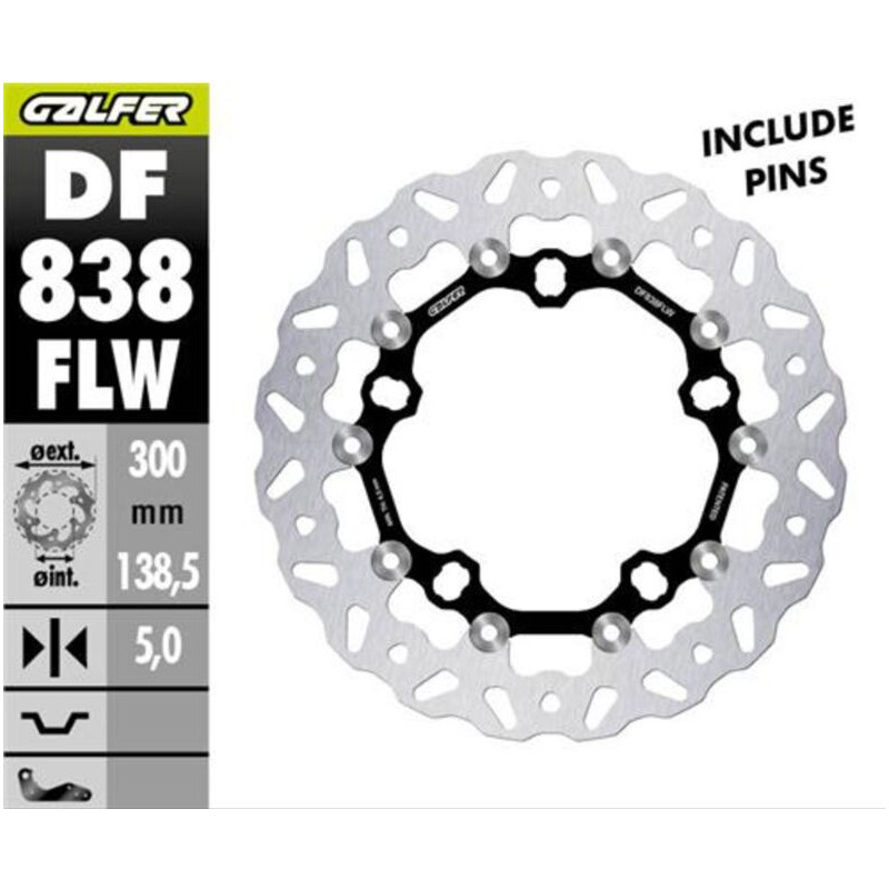 BRAKE DISC FLOAT WAVE