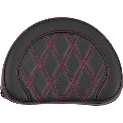 PAD BR CONTOURED CF LS RED STITCH