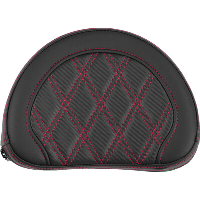PAD BR CONTOURED CF LS RED STITCH