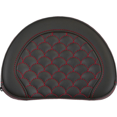 PAD BR CONTOURED DS RED STITCH