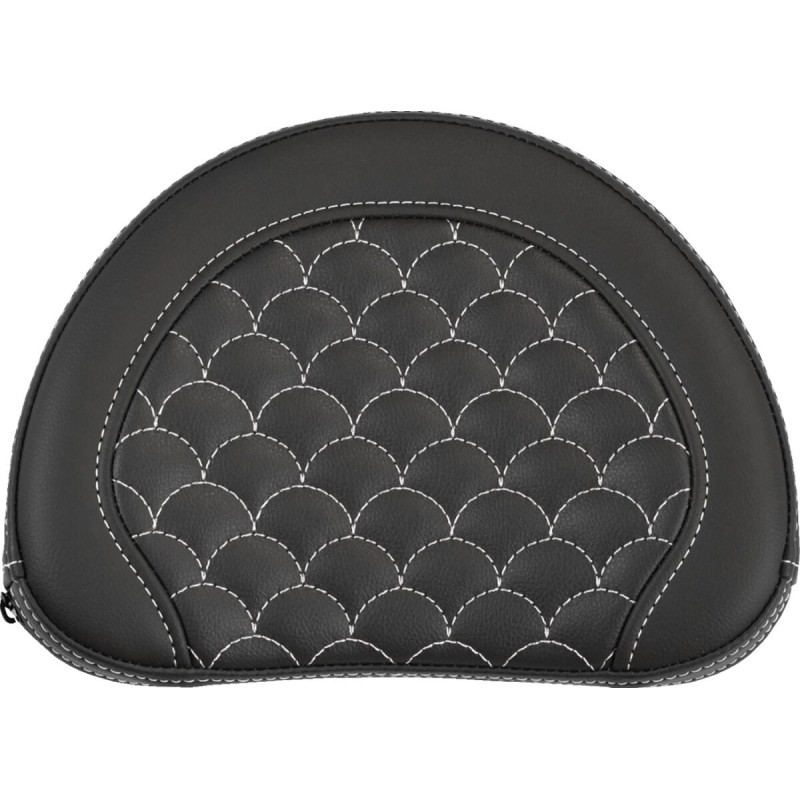 PAD BR CONTOURED DS WHT STITCH