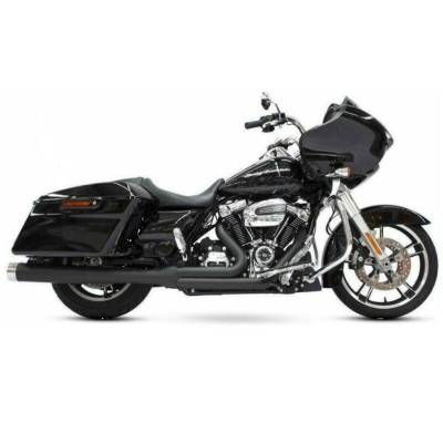 EXHAUST 2-1 SYSTEM FLH BLACK/CHROME