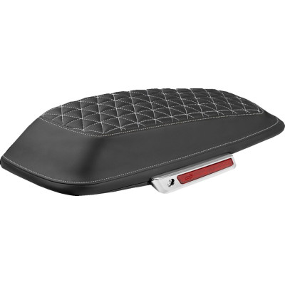 COVER SADDLEBAG TG WHT STITCH