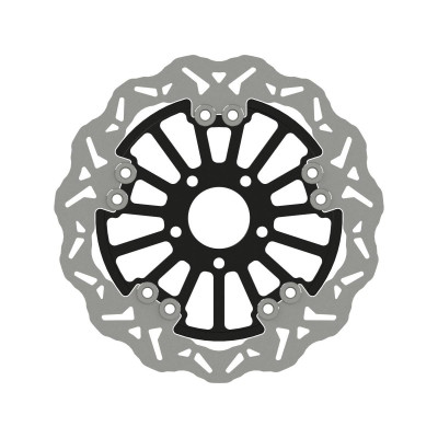  Wave 340 mm Floated Brake Disc Spoke Black Front 