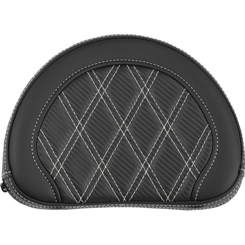 PAD BR CONTOURED CF LS WHT STITCH