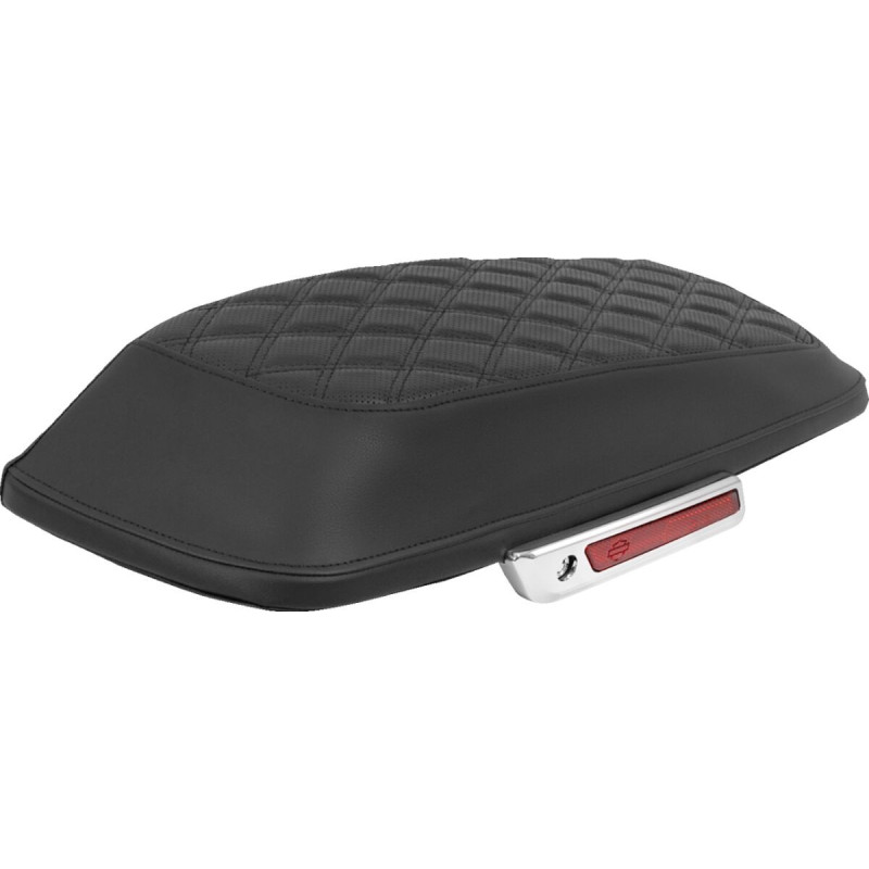 COVER SADDLEBAG LS BAGGER BLK STITCH