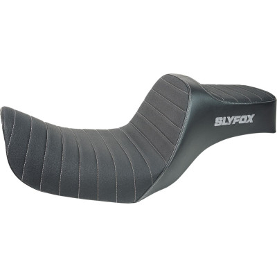 Highnoon Seat - Vinyl - Gray Logo - Dyna '12-'16