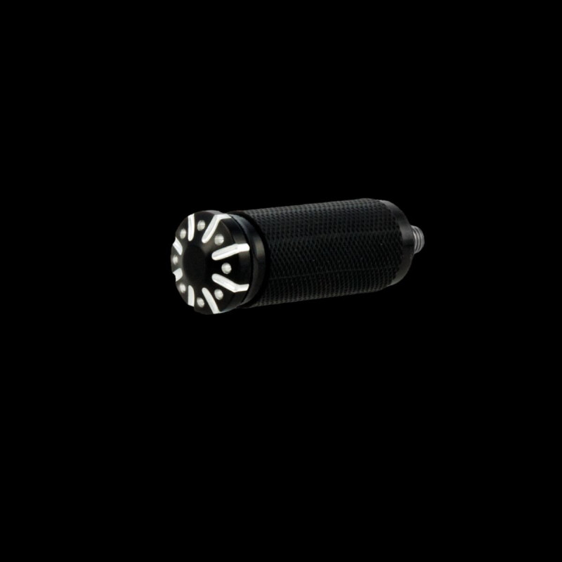 BURLY HAWK UNIVERSAL TOE PEG BILLET- BLK MACH