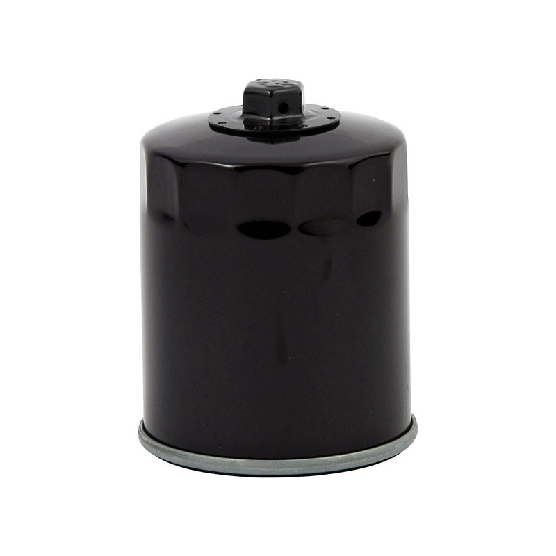 MCS, spin-on oil filter with top nut. Black
