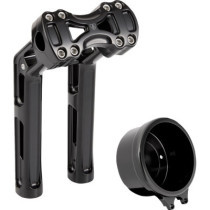 RISER METHOD WAYBACK  10' BLACK W/4" ROUND GAUGE SOFTAIL