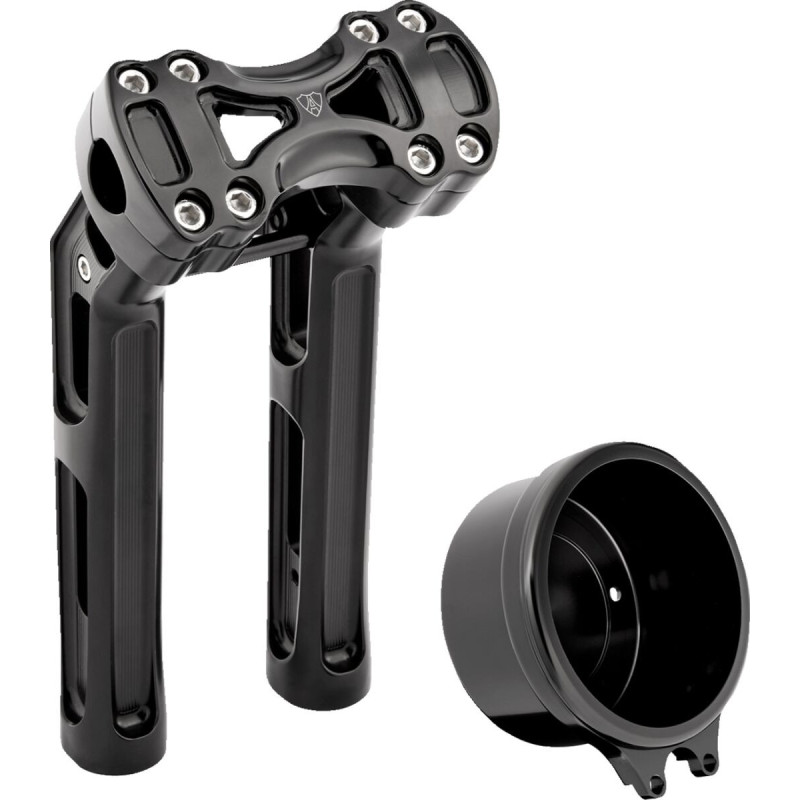 RISER METHOD WAYBACK  10' BLACK W/4" ROUND GAUGE