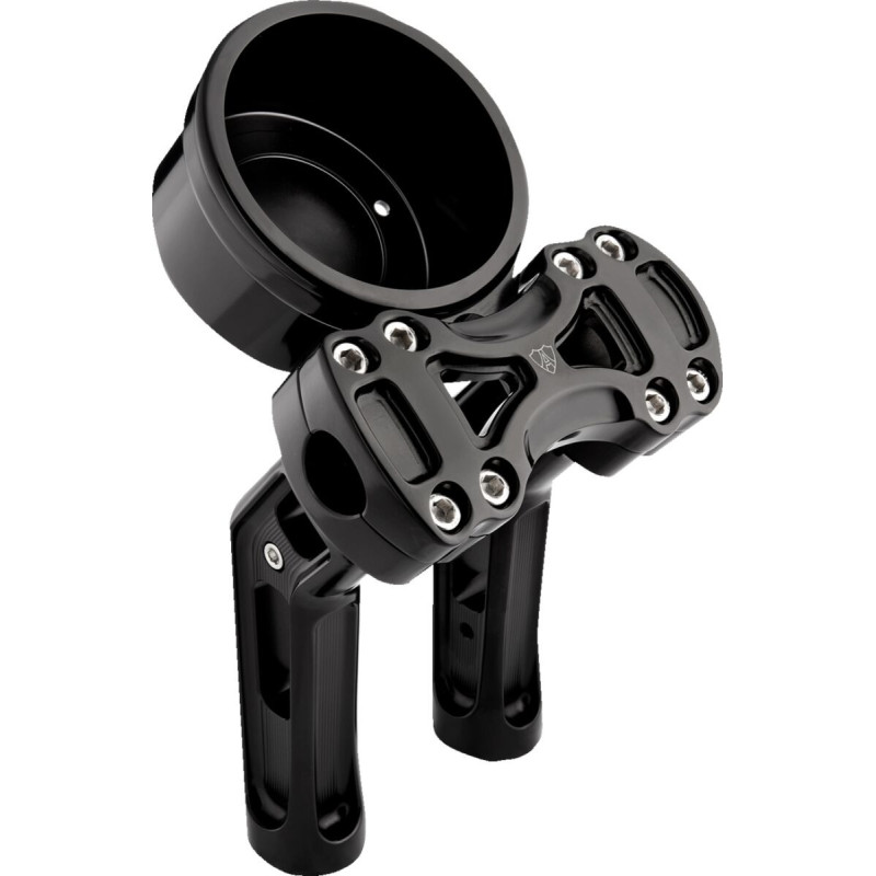 RISER METHOD WAYBACK  7' BLACK W/4" ROUND GAUGE