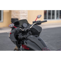 RISER METHOD WAYBACK  7' BLACK W/4" ROUND GAUGE