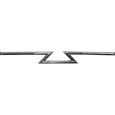 Guidon  Z bar - Diamètre 1" - Pour Harley Davidson avec accélérateur à cables - Chromé