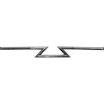Guidon  Z bar - Diamètre 1" - Pour Harley Davidson avec accélérateur à cables - Chromé