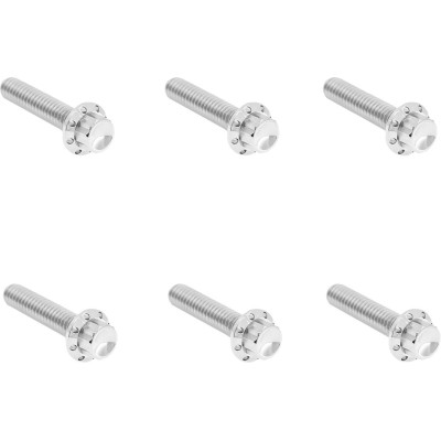 HARDWARE KIT TITANIUM 12-PNT M8G2 CLUTCH COVER PLSH