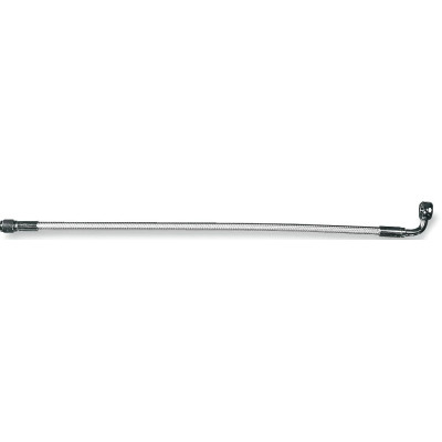 Durite de frein avant supérieure - Longueur 25" (63.5cm) - Harley Davidson sans ABS - Chromé