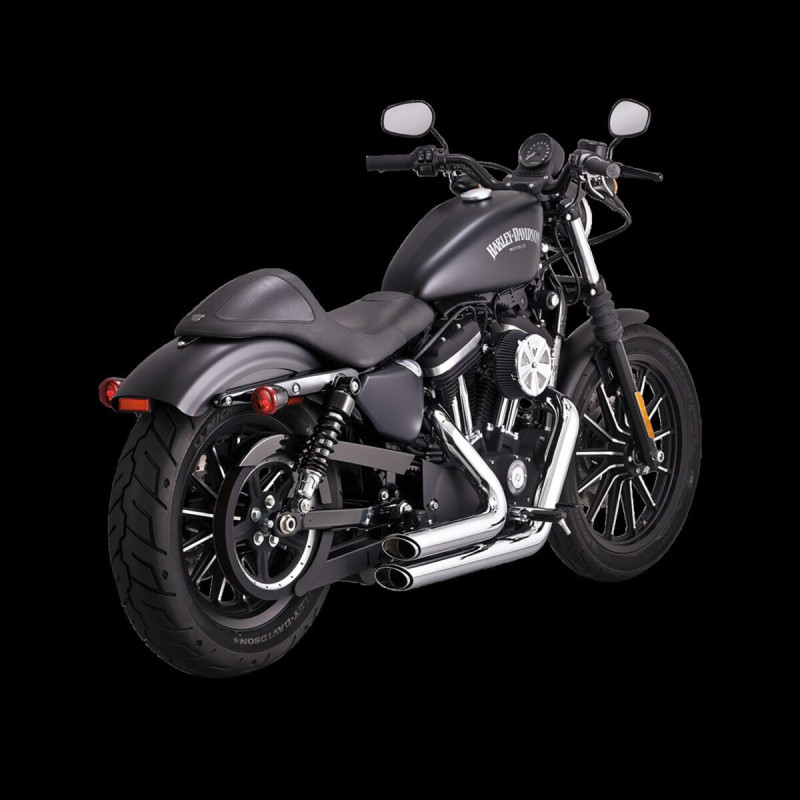 Shortshots Staggered Exhaust System Chrome