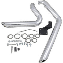 Shortshots Staggered Exhaust System Chrome