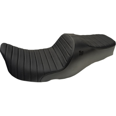 Chariot Seat - Black Classic Stitch - FLH/FLT