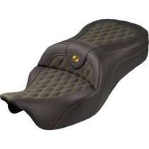 SEAT ROADSOFA KINGRoadsofa™ King Seat - Lattice Stitch - Gold Stitch - FLH/FLT '08-'25