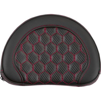 PAD BR CONTOURED HC RED STITCH