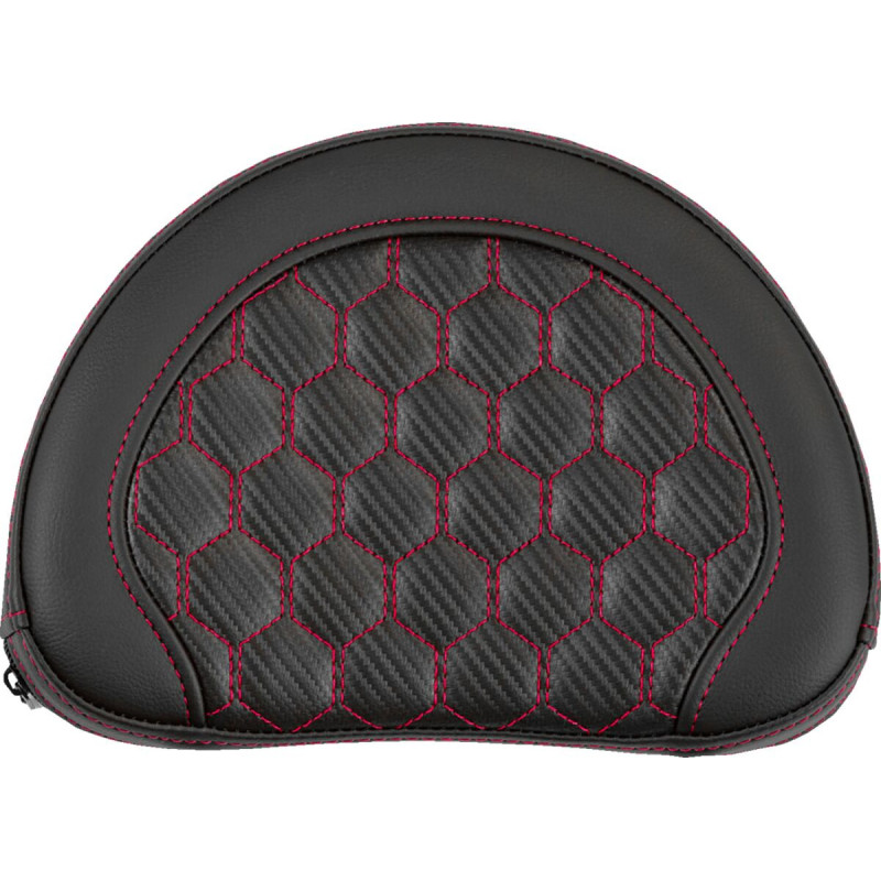 PAD BR CONTOURED HC RED STITCH