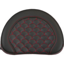 PAD BR CONTOURED HC RED STITCH