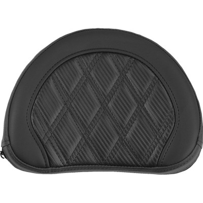 PAD BR CONTOURED CF LS BLK STITCH