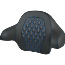 Tour-Pak® Backrest Pad - Lattice Stitch - Blue Stitch - FL '14-'25