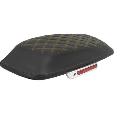 COVER SADDLEBAG LS BAGGER GLD STITCH