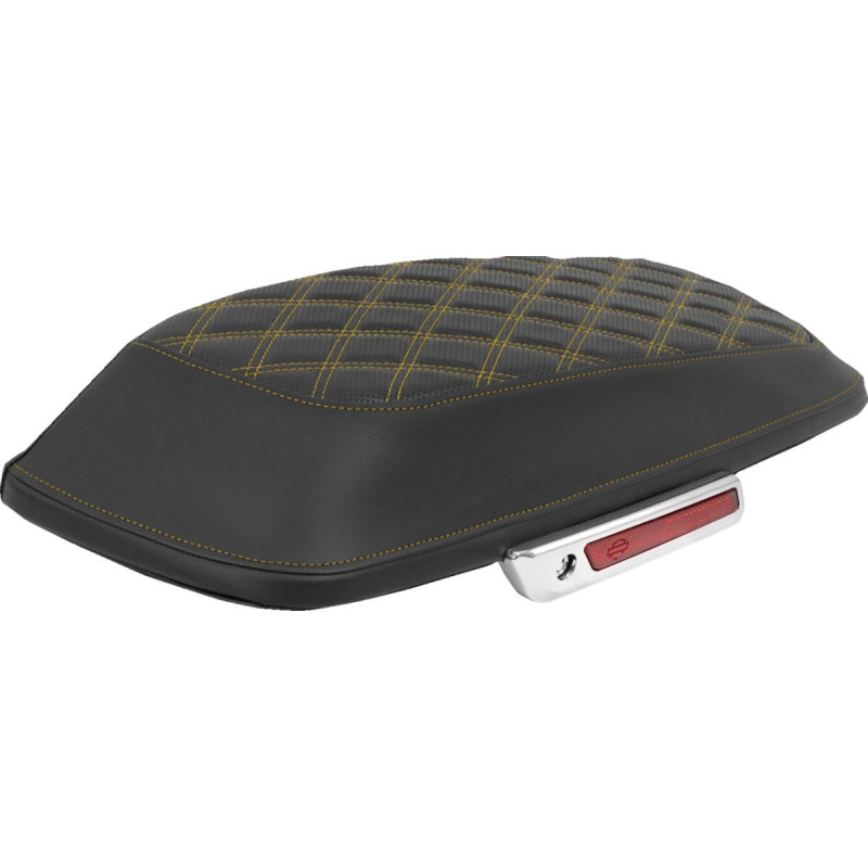 COVER SADDLEBAG LS BAGGER GLD STITCH