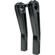 RISER PULLBACK ASCENT PRO 10" GLOSS BLACK W/ TOP CLAMP