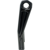 RISER PULLBACK ASCENT PRO 10" GLOSS BLACK W/ TOP CLAMP