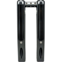 RISER PULLBACK ASCENT PRO 10" GLOSS BLACK W/ TOP CLAMP