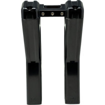 RISER PULLBACK ASCENT PRO 8" GLOSS BLACK W/ TOP CLAMP
