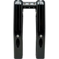 RISER PULLBACK ASCENT PRO 8" GLOSS BLACK W/ TOP CLAMP