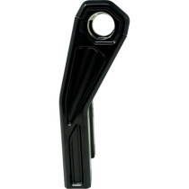 RISER PULLBACK ASCENT PRO 8" GLOSS BLACK W/ TOP CLAMP