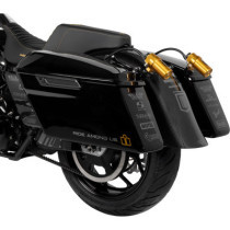 Saddlebag Latch Covers - Black - FLHX/FLTRX