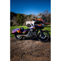 Saddlebag Latch Covers - Black - FLHX/FLTRX